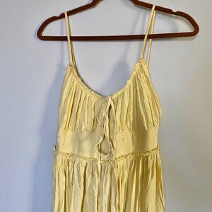 ULLA JOHNSON Yellow Sundress Size 6